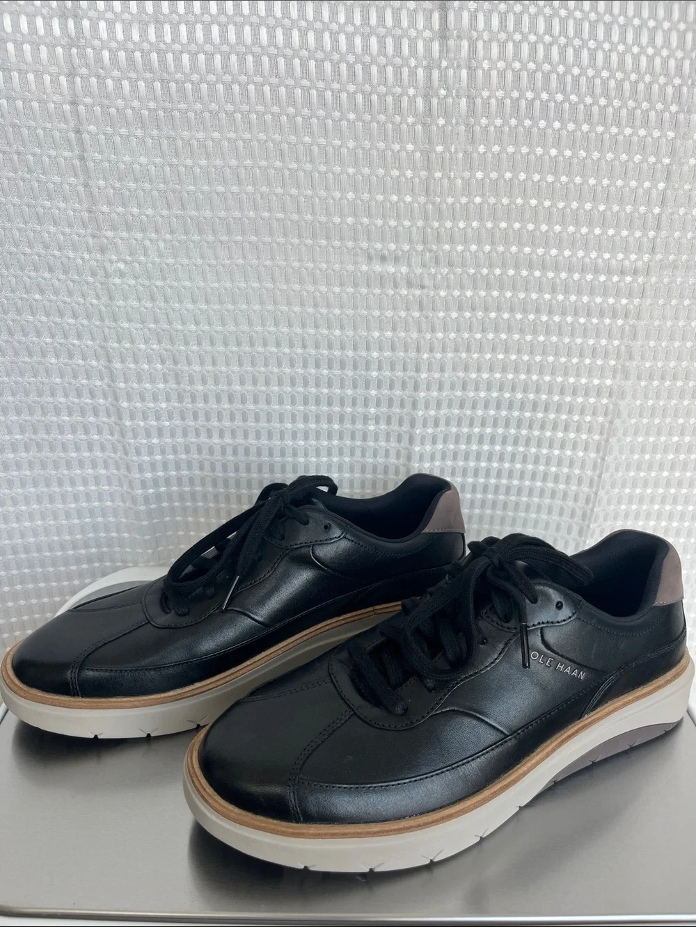 Cole Haan GrandPrø FeatherArc Bike Toe Sneakers Men’s 8.5M Black NIB C40475